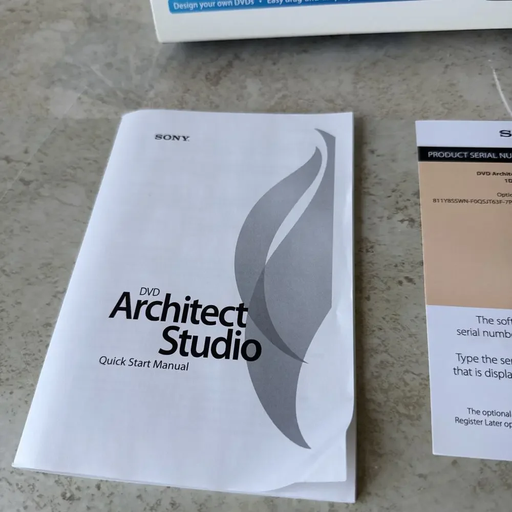 Sony DVD Architect Studio